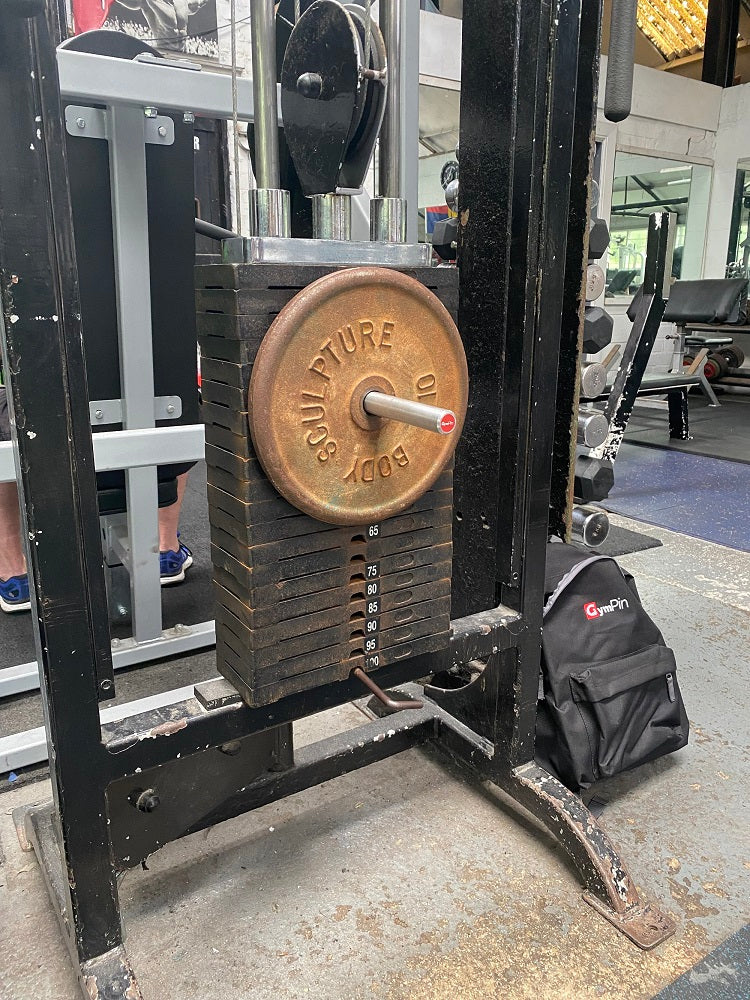 The 1" GymPin - Add More Weight Cable Stack Extender either 8 or 10mm Single or Buy Two