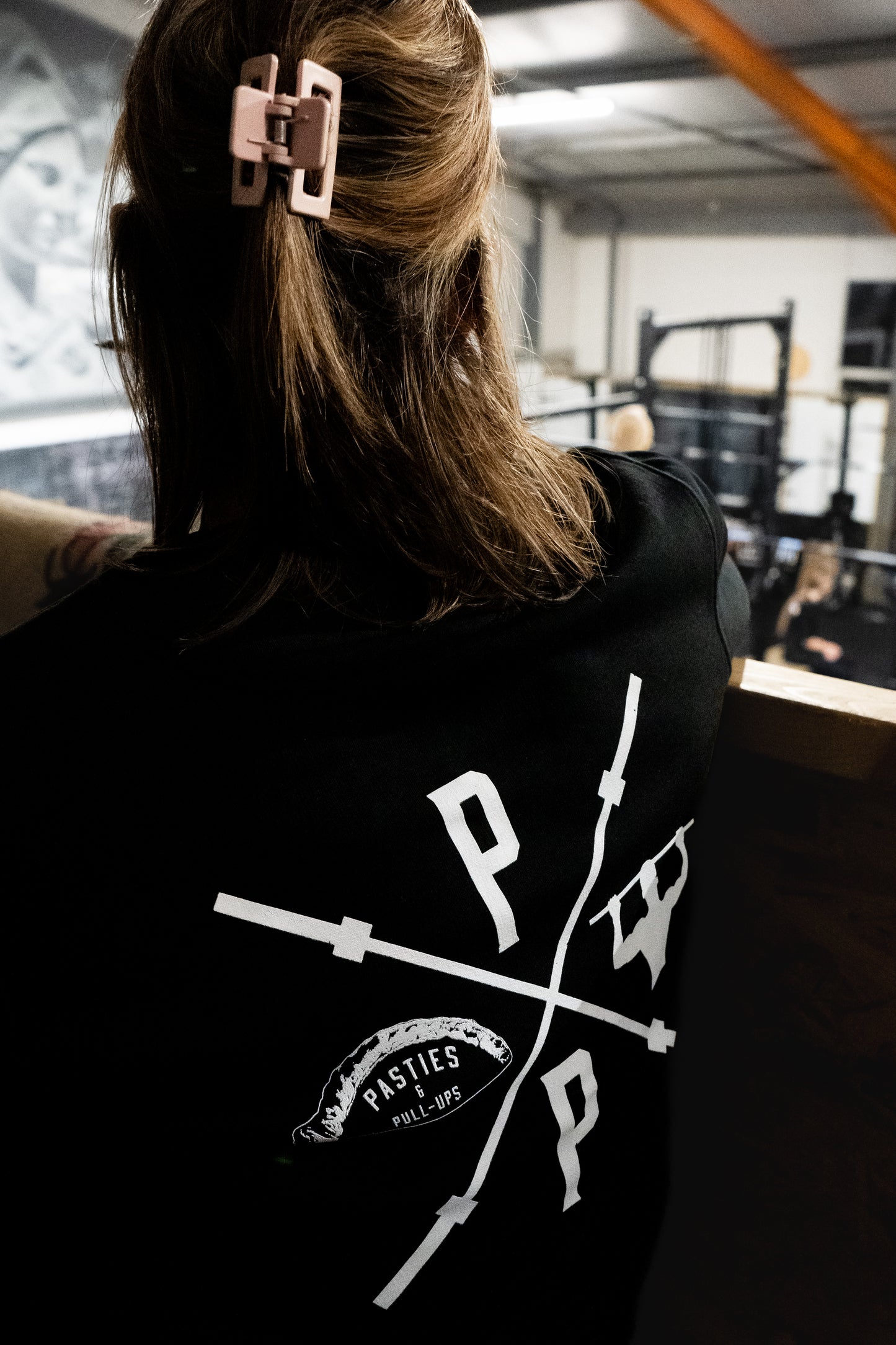 The Original Sweater - Black with White Print