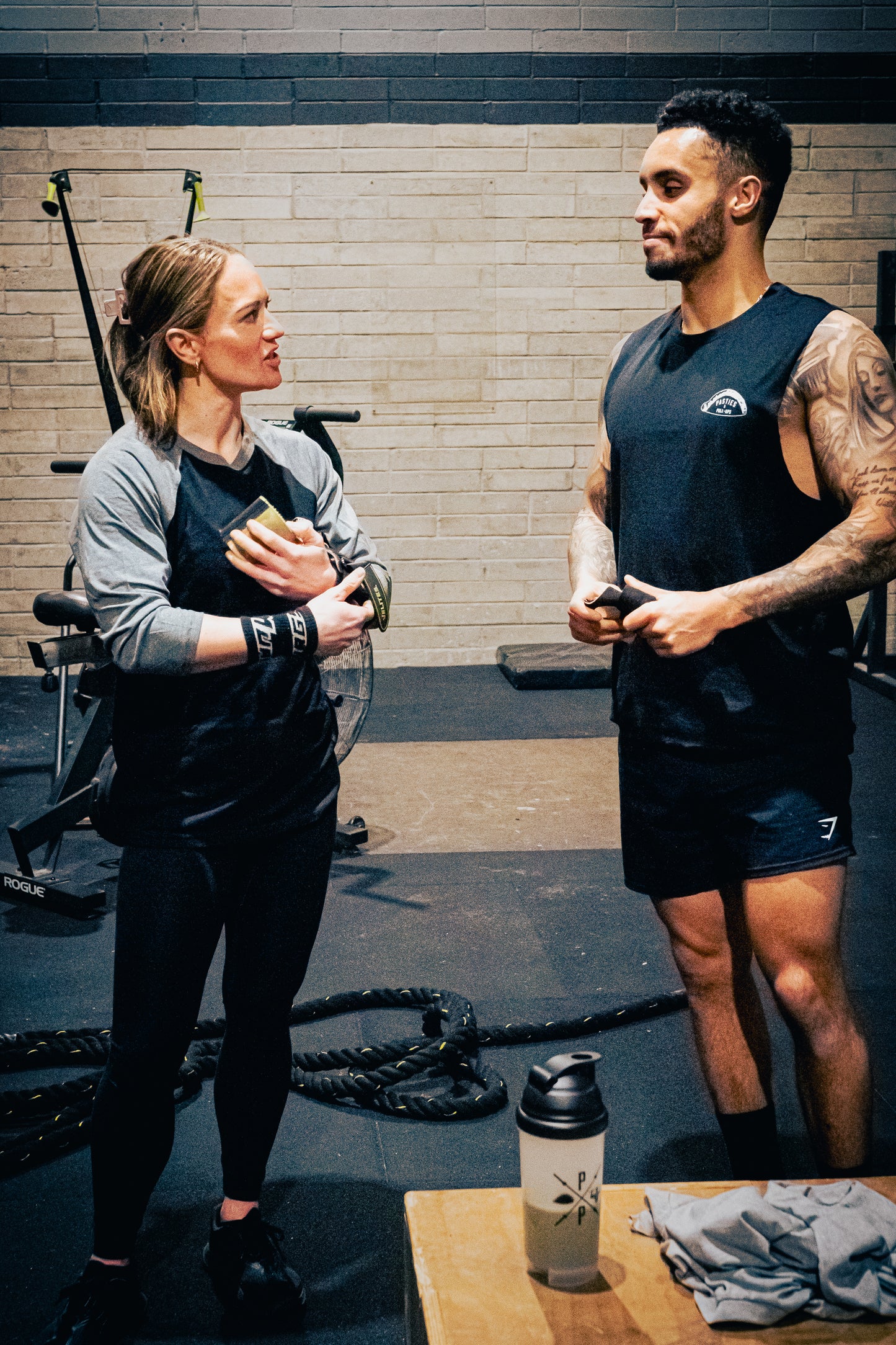 The Original Baseball T-Shirt - Heather Grey & Black