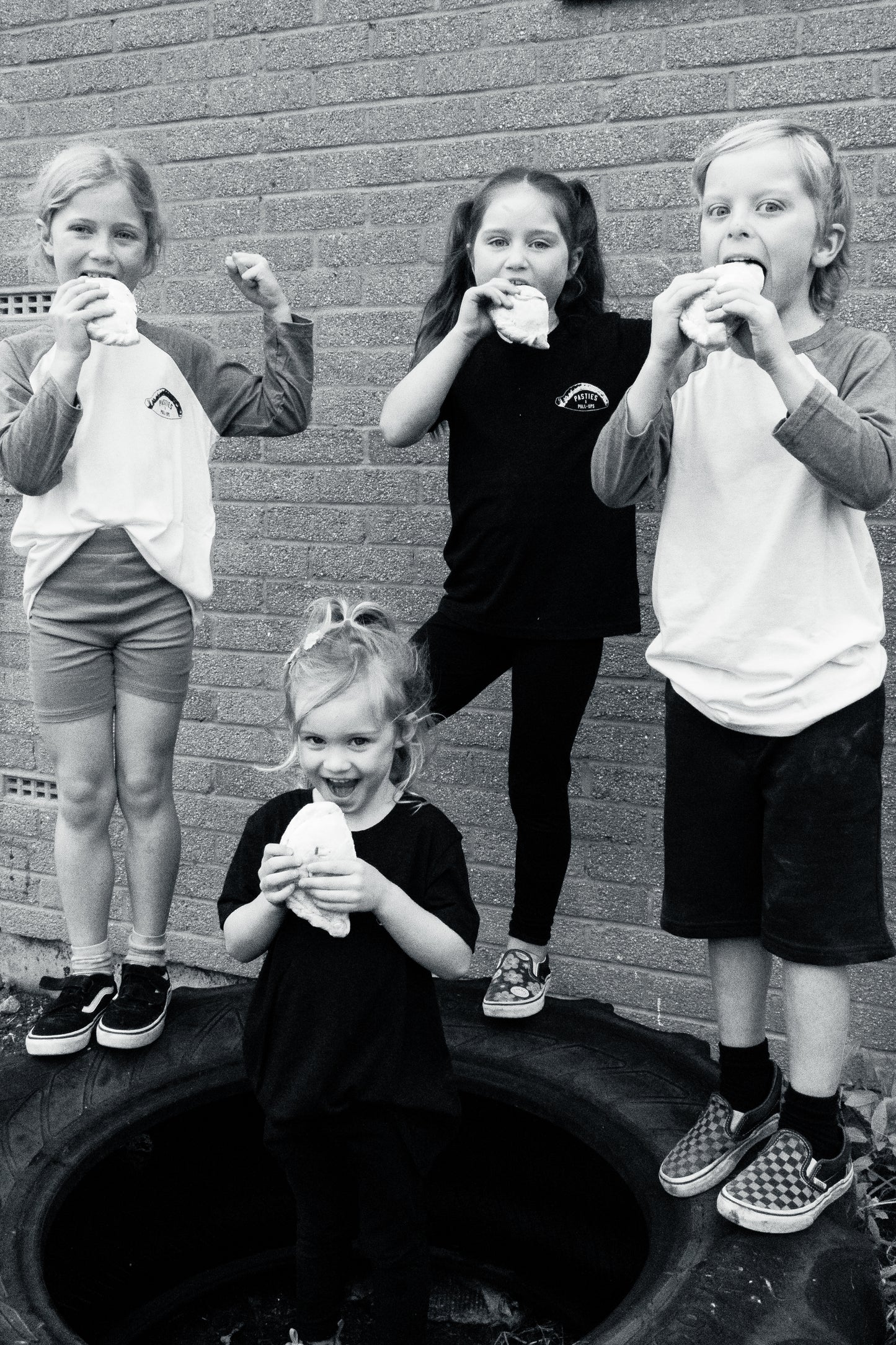 Kids “Cocktail Pasty” T-Shirt - Charcoal