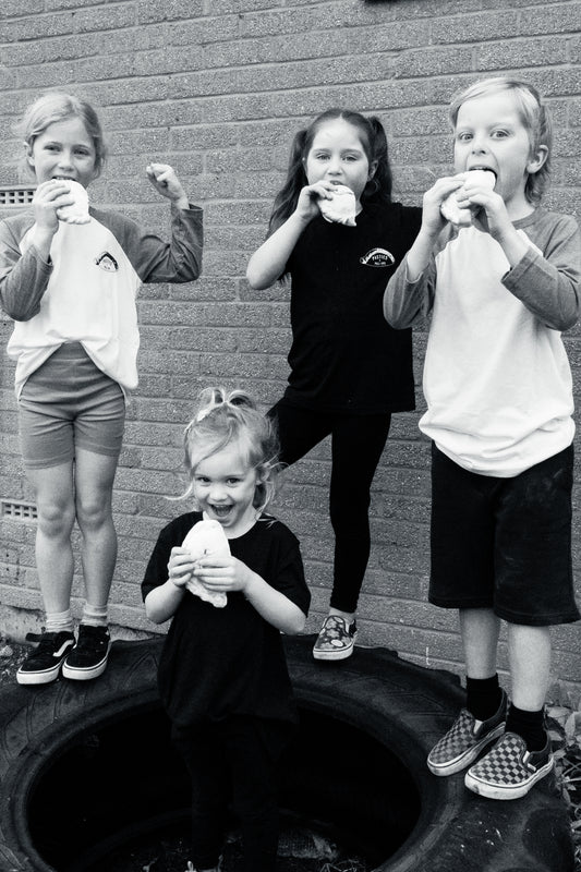 Kids “Cocktail Pasty” T-Shirt - Charcoal