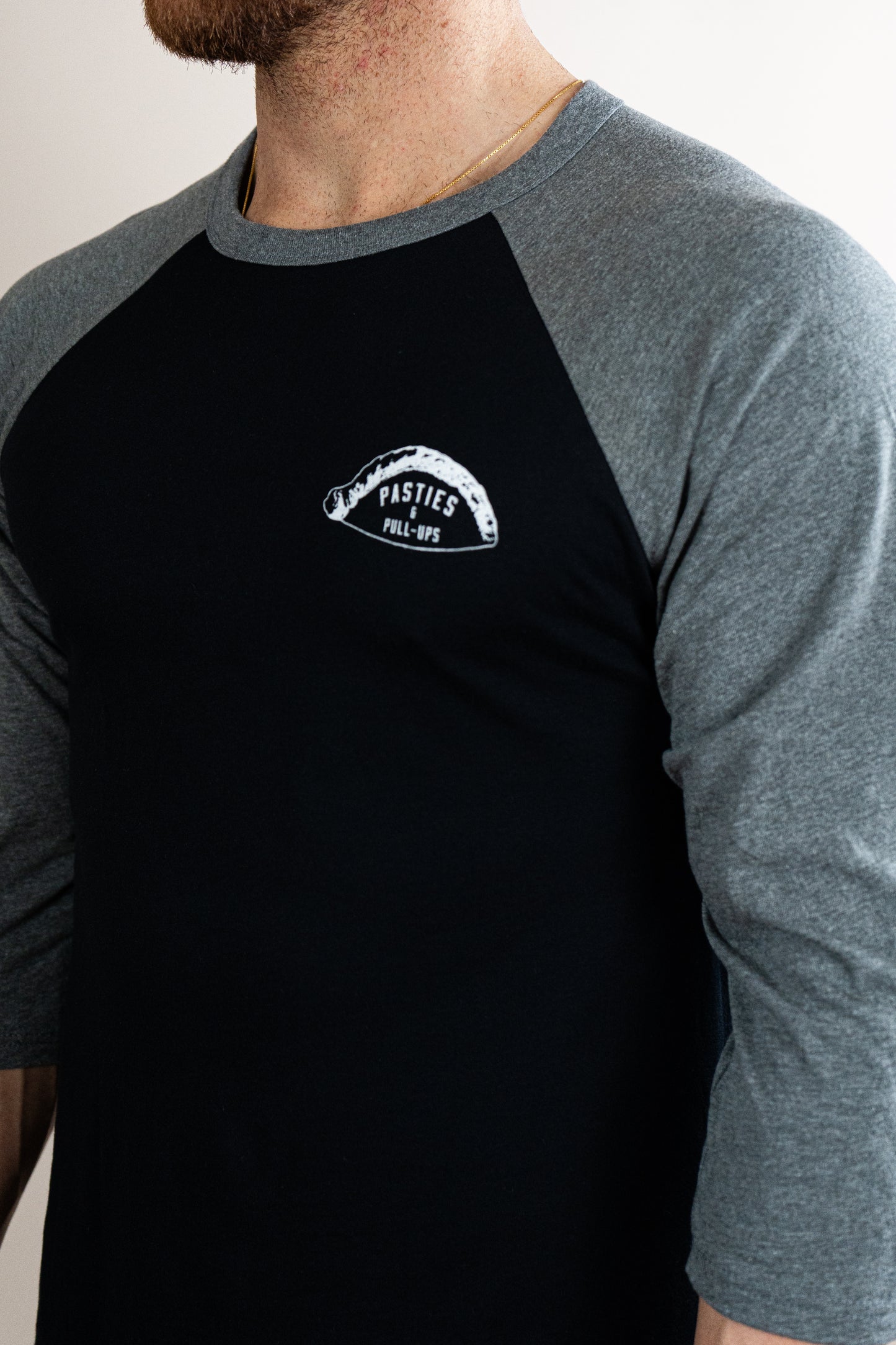 The Original Baseball T-Shirt - Heather Grey & Black
