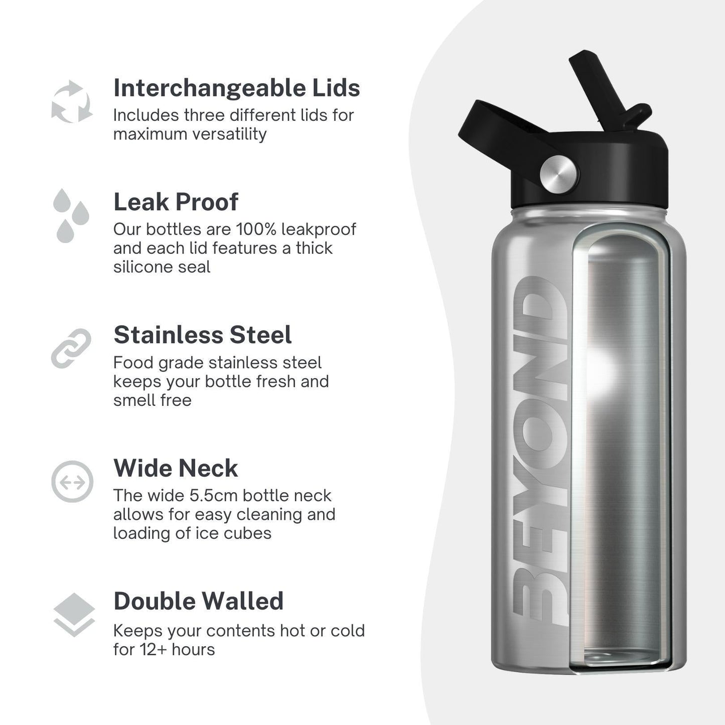 Brushed Steel Bottle