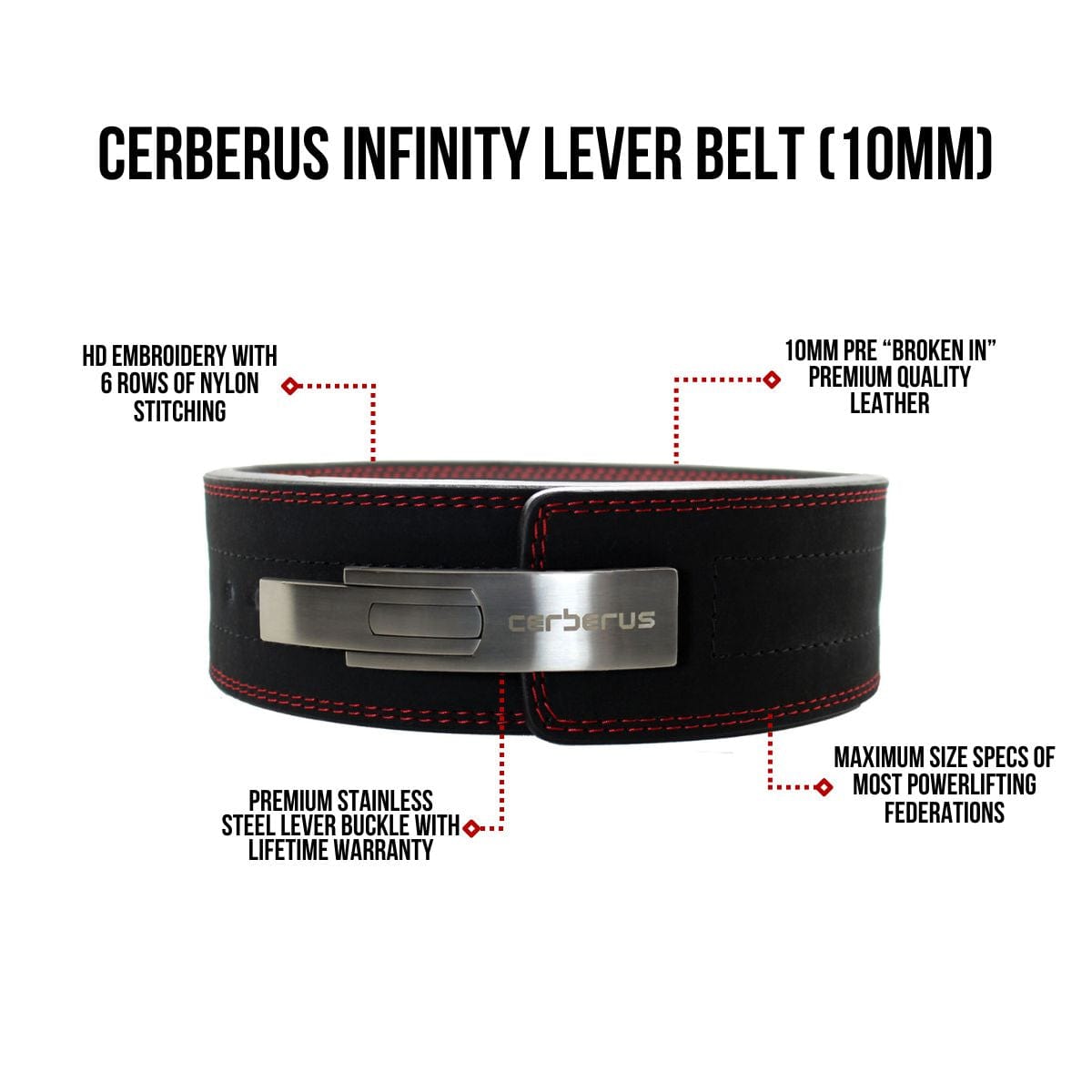 Infinity Lever Belt (10mm)