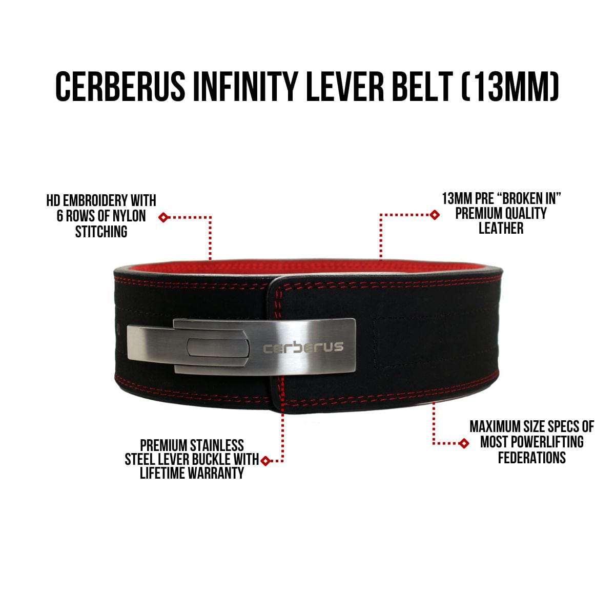 Infinity Lever Belt (13mm)