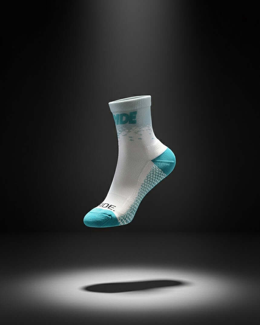 Performance Running Socks - Quarter Crew Jade Force