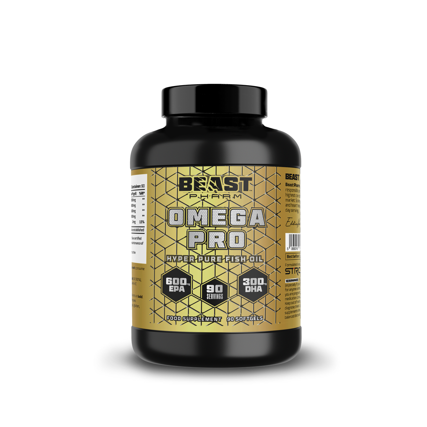Omega 3 Pro - Hyper Pure Fish Oil with 600mg EPA & 300mg DHA