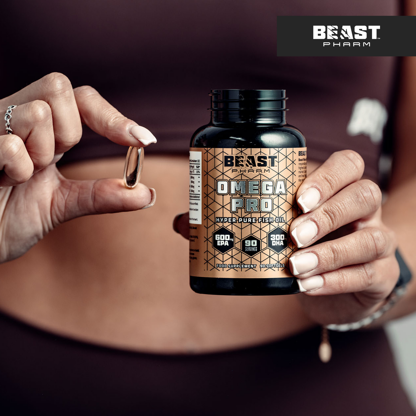 Omega 3 Pro - Hyper Pure Fish Oil with 600mg EPA & 300mg DHA