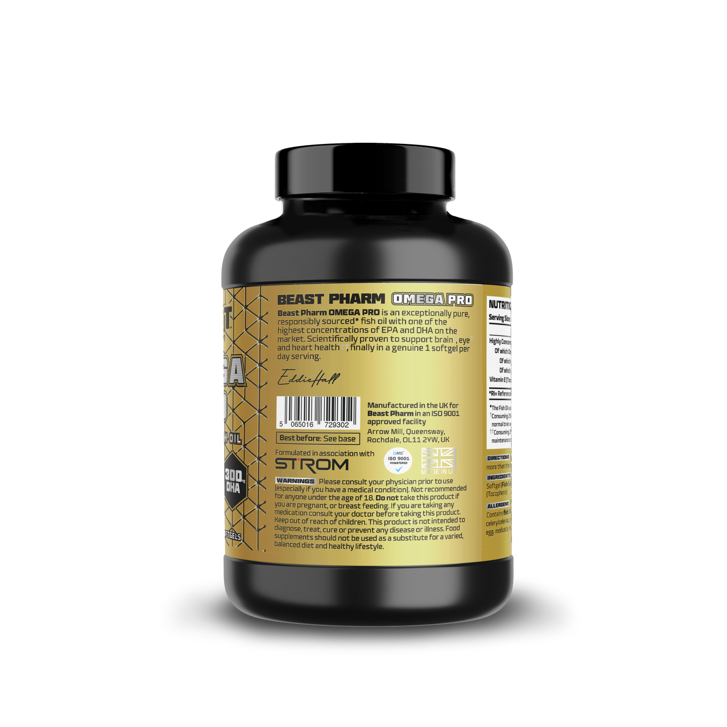 Omega 3 Pro - Hyper Pure Fish Oil with 600mg EPA & 300mg DHA