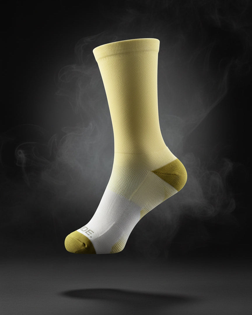 Performance Running Socks - Yellow Haze