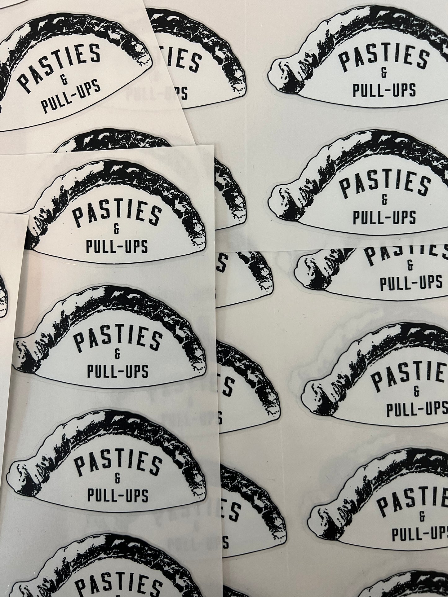 Pasties & Pull-Ups - Grab a Pasty (Sticker)