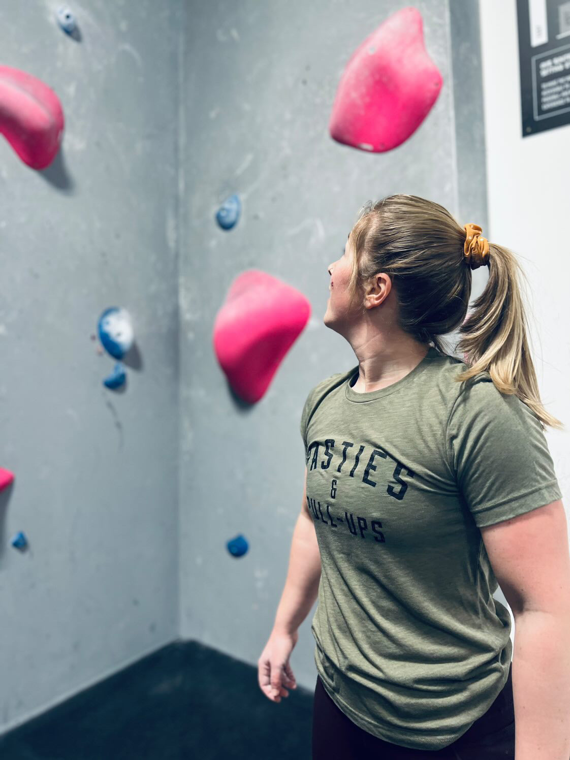 Pasties & Pull-Ups - Olive Green with Black Block